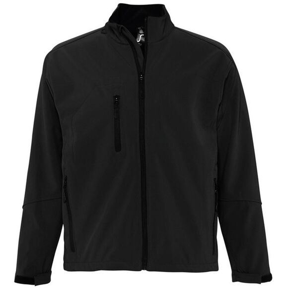 SOLS Mens Relax Soft Shell Jacket (Breathable Windproof And Water Resistant) /